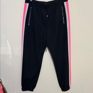 Milly jogger pants with side stripes